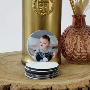 magnet photo rond personnalisé