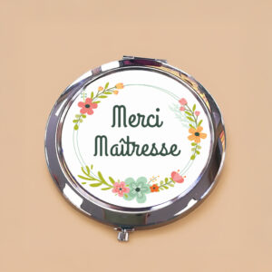 Miroir de poche Merci Maîtresse