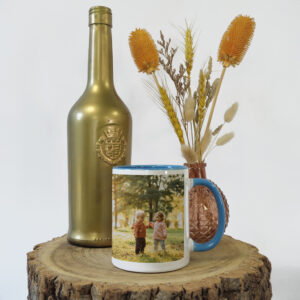 mug bleu photo