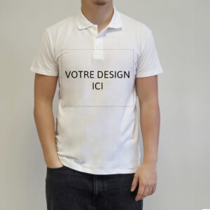 polo-blanc-homme-design