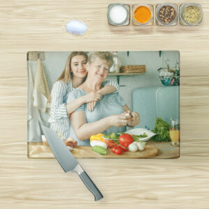 Planches à découper en verre rectangulaire personnalisable