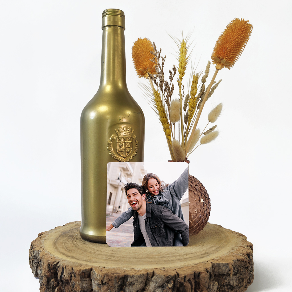 Dessous de verre personnalisé carré