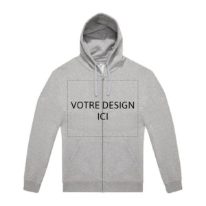 Sweat zippé Mixte Personnalisable